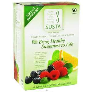Susta   Natural Sweetener   50 Packet(s) Grocery & Gourmet Food