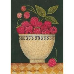  Cup O Raspberries Poster Print