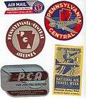 early pennsylvania central airlines airline luggage labels cool lot