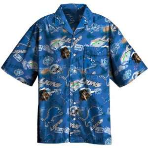   Lions Tailgate Party Button Down Shirt Large