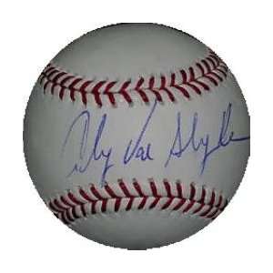  Andy Van Slyke autographed Baseball