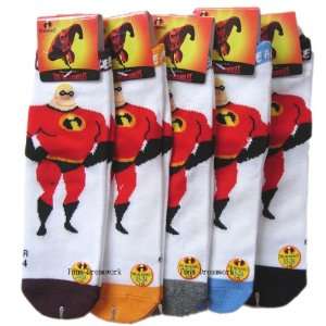   Bob The Incredibles Kids Socks (Ages 4 6) 2 Pairs Toys & Games