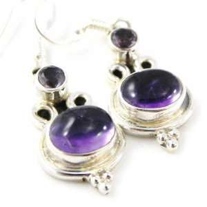  Earrings silver Heaven amethyst.: Jewelry