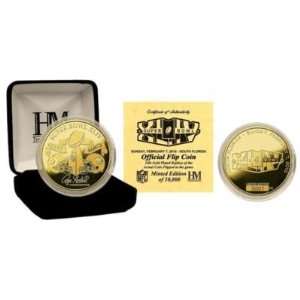  Super Bowl XLIV Official 24KT Gold Flip Coin: Everything 