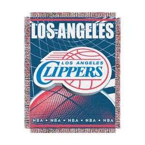 Los Angeles Clippers Triple Woven Jacquard NBA Throw (019 Series) by 