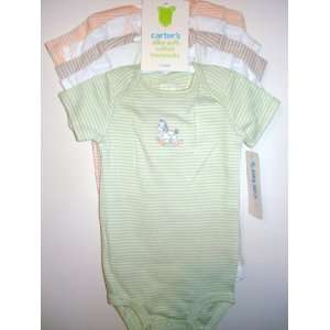  Carters Girls 12 Months Onesies / Bodysuits 5 Pack: Baby