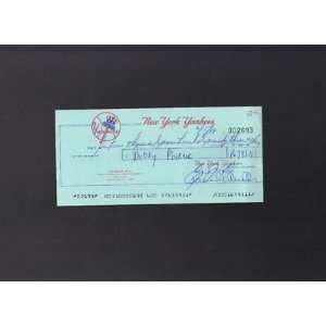  Bobby Murcer Yankees signed autographed Payroll Check 
