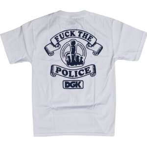  Dgk F The Police Small White Short SLV: Sports & Outdoors