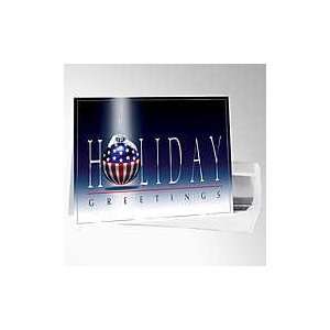  50 pcs   Red, White & Blue Greetings Holiday Cards: Sports 