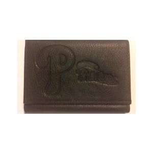    Phillies Black Leather Embossed Trifold Wallet: Everything Else