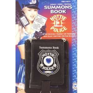  Hottie Police Summons Book 