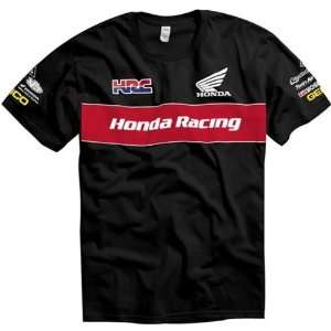 Honda Motorcycle Officially Licensed Fox Team Mens Short Sleeve Race 