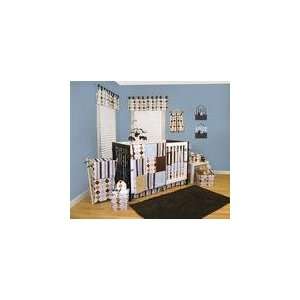  Trend Lab 106412 Prep School Blue 6 Piece Crib Bedding Set 