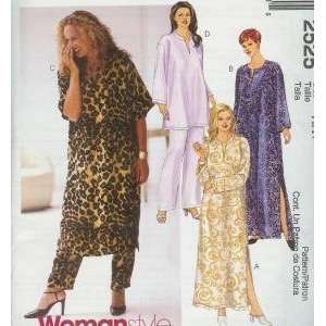  MCCALLS PATTERN 2525 WOMWNS CAFTAN IN THREE LENGTHS AND 