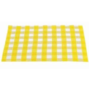  Art and Cafe Chess Placemat in Yellow [Set of 6]: Home 