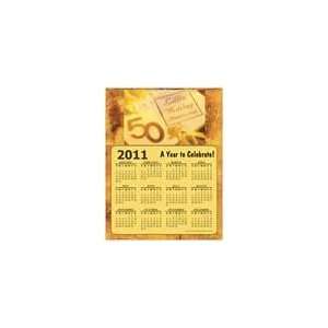   50th Golden Wedding Anniversary Calendar Magnet 2011: Everything Else