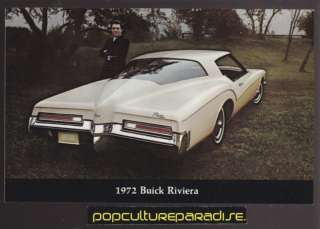 1972 BUICK RIVIERA Car Dealer Picture Photo POSTCARD  