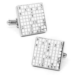  Sudoku Grid Cufflinks CLI PD SUDO SL Jewelry