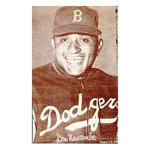 Don Newcombe Unsigned Exhibit Card 