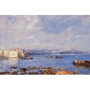   name: The Rocks of lIlette and the Fortifications, By Boudin Eugène