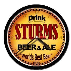  STURMS beer and ale cerveza wall clock: Everything Else