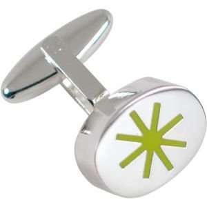  Star   Oval Cufflinks: Office Products