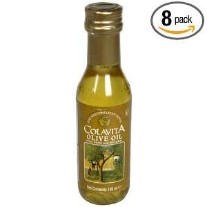 Colavita Pure Olive Oil, 5 Ounce Glass Bottles (Pack of 8)  