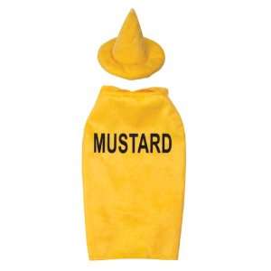  Casual Canine Polyester 24 Inch Mustard Dog Costume, X 