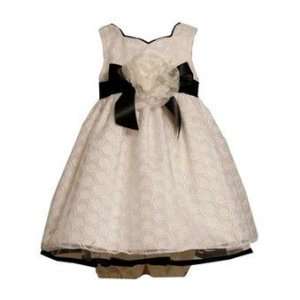   Circles Dress with Black Bow (6 9 Month)   R10691 