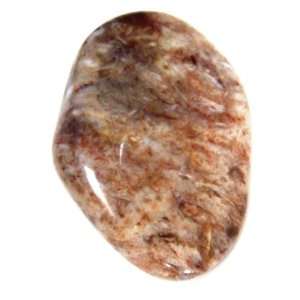   Freeform 04 Natural Worry Stone Crystal Brown Red Stress Release 2