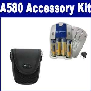  Canon Powershot A580 Digital Camera Accessory Kit includes 