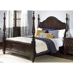    Liberty Furniture River Street King Poster Bed: Home & Kitchen
