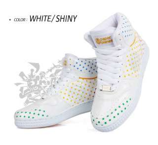 NEW Womens Star White Hi High Top Sneakers Trainers Shoes NWT sz 6 7 8 
