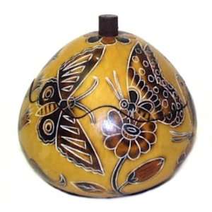  Butterflies Gourd Box ~ 3.5 Inch: Home & Kitchen