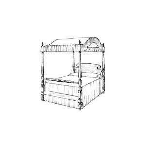 Canopy Bed Plan (Woodworking Project Paper Plan)