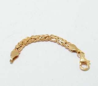 Byzantine Extender Chain Necklace14K Yellow Gold 4mm  