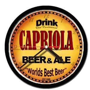  CAPRIOLA beer and ale cerveza wall clock: Everything Else