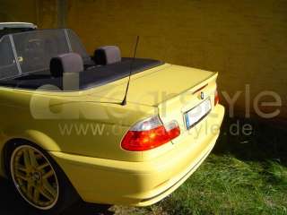 BMW E46 E 46 Cabrio Convertible Trunk Lip Spoiler 1998 2007  