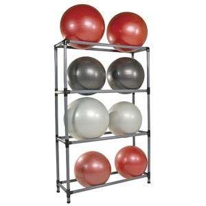  Power Systems 8 Ball Stability Ball Storage Rack: Sports 