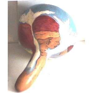  African Female Hand Painted Gourd: Everything Else