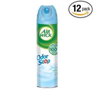  Air Wick Odor Stop, Glacier Mist, 8 Ounce (Pack of 12 