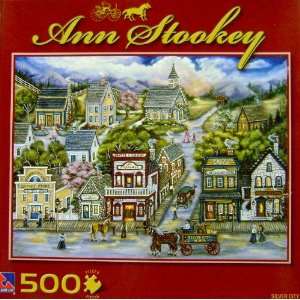  Ann Stookey Silver City 500 Piece PUZZLE Toys & Games