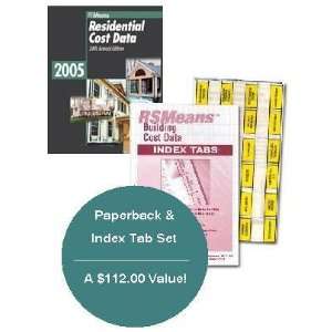  RSMeans Residential Cost Data 2005 Paperback & Index Tab 