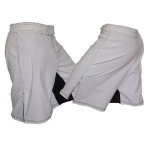  Plain White MMA Shorts (Blank) Size 36 