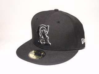 LA Angels CA Hat New Era Fitted 5950 Cap Cooperstown  
