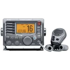  Icom M504 Gray VHF Radio w/Hailer Electronics