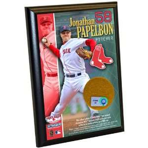  MLB Boston Red Sox Jonathan Papelbon 4 by 6 Inch Dirt 