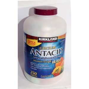  Kirkland Antacid Calcium Carbonate 1000mg Maximum Strength 