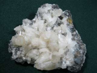 Calcite crystals and Fluorite from Cave in Rock Hardin County Illinois 