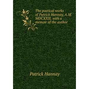   MDCXXII; with a memoir of the author Patrick Hannay Books